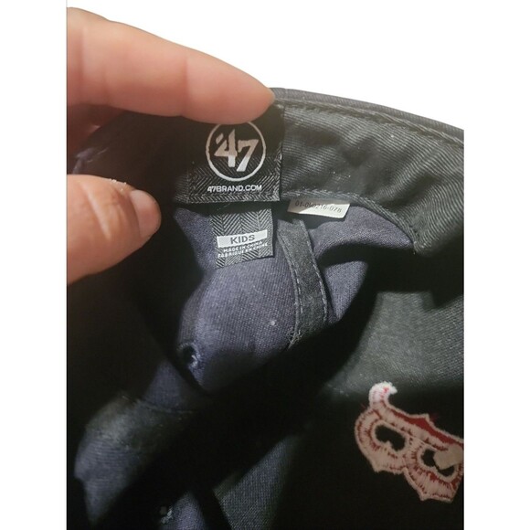 Boston Red Sox Hat Kids Adjustable  Panel Baseball Blue Logo B 47 Brand NEW - Picture 8 of 8